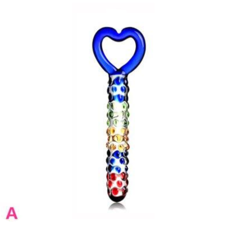 12 Styles Dildo Smooth Glass Anal Beads Double Ended Dong Butt Plug