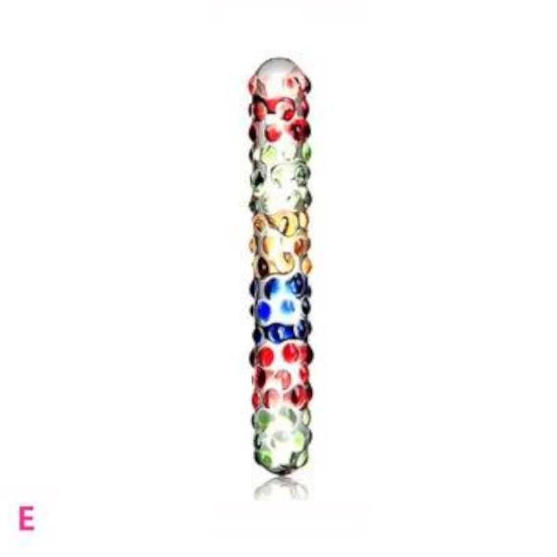 12 Styles Dildo Smooth Glass Anal Beads Double Ended Dong Butt Plug