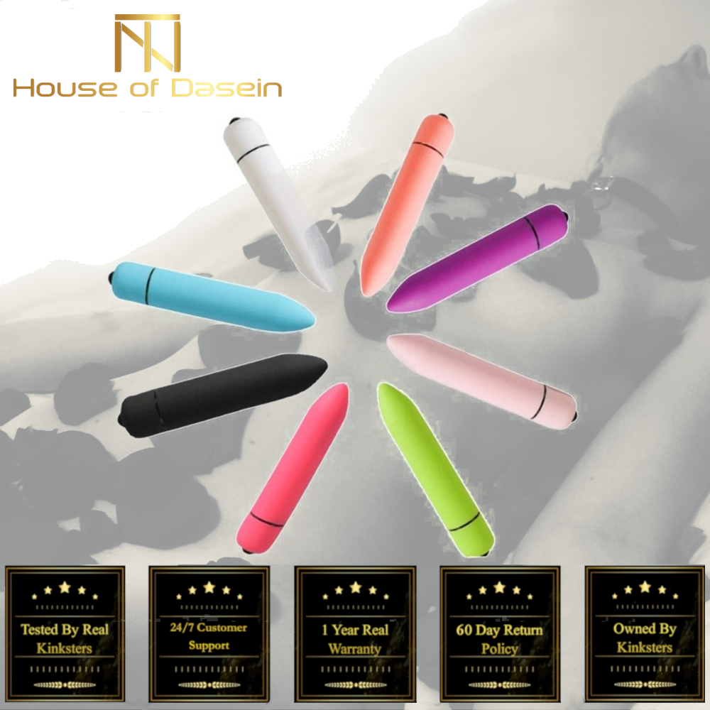 12 Colours Mini Vibrator 10 Speeds Discreet Vibrations