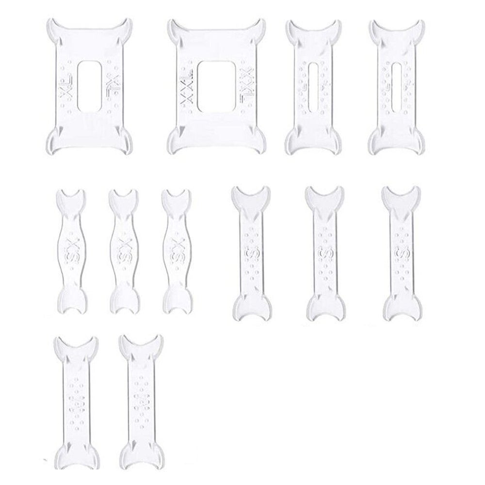 12Pcs Invisible Tightener Ring Size Reducer Resizing Adjuster Pad Jewellery Tools