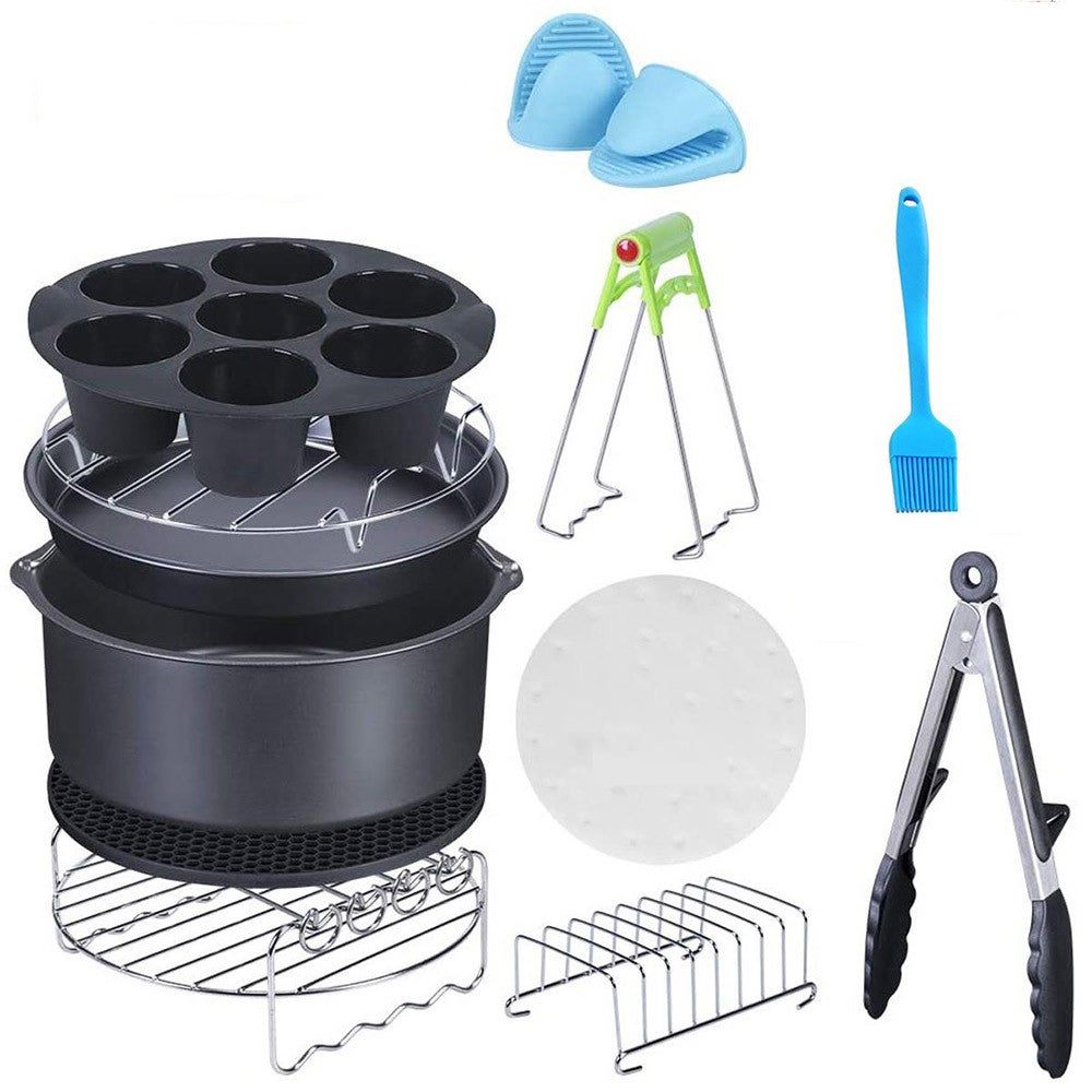 12Pcs/Set 6 Inch Air Fryer Accessories Airfryer 2.5-6.8Qt