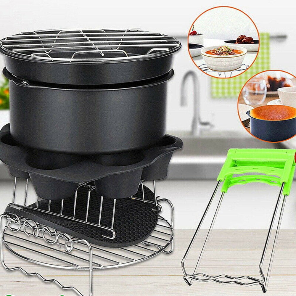 12Pcs/Set 6 Inch Air Fryer Accessories Airfryer 2.5-6.8Qt
