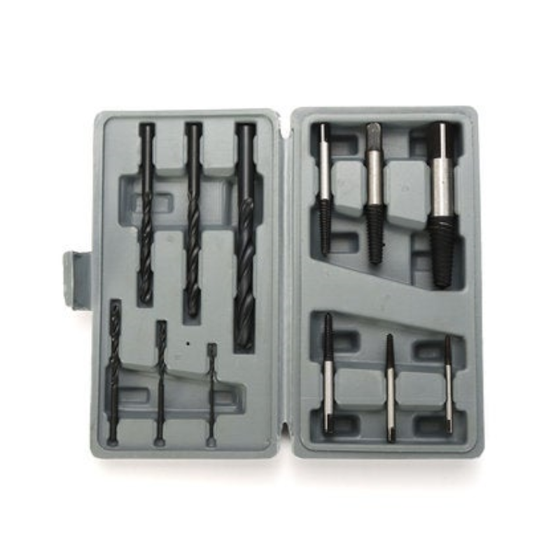 12Pcs Stud Screw Extractor Remover Tool Set Reverse Thread Easy Out 3-25Mm