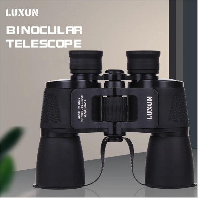 12X50 Hd High Magnification Powerful Binoculars Outdoor Tourism Telescope Low Light Night Vision