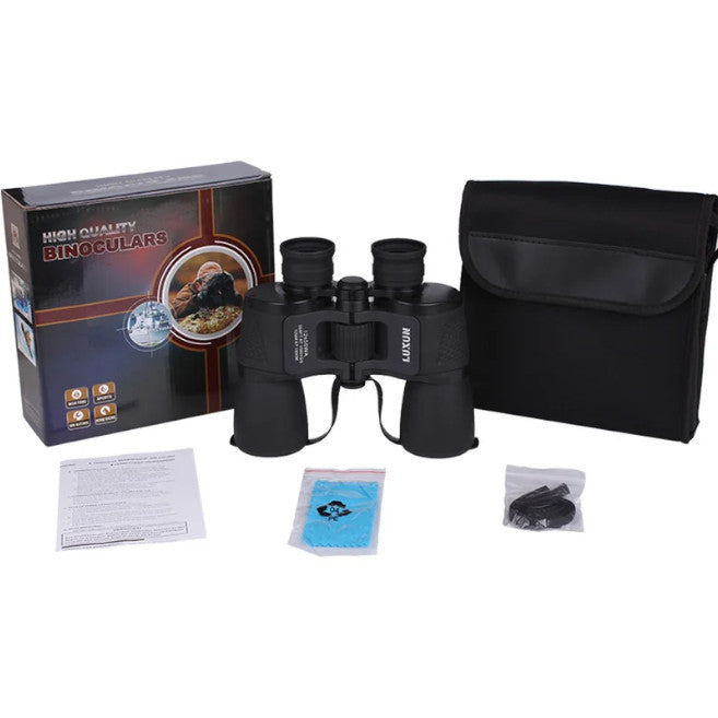 12X50 Hd High Magnification Powerful Binoculars Outdoor Tourism Telescope Low Light Night Vision