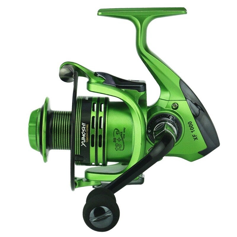 Ball Bearings Spinning Fishing Reel Green