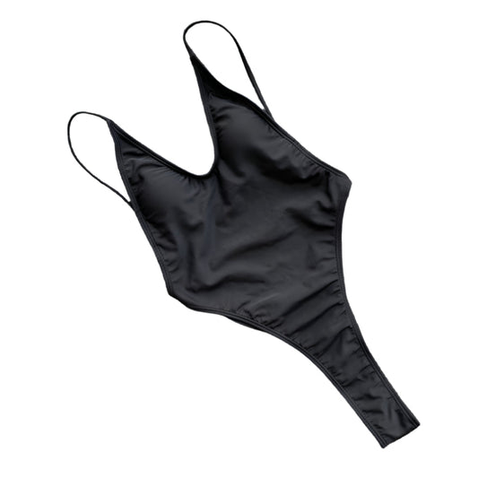 Womens One Piece Swimsuit Solid Color Sexy Backless Bikini