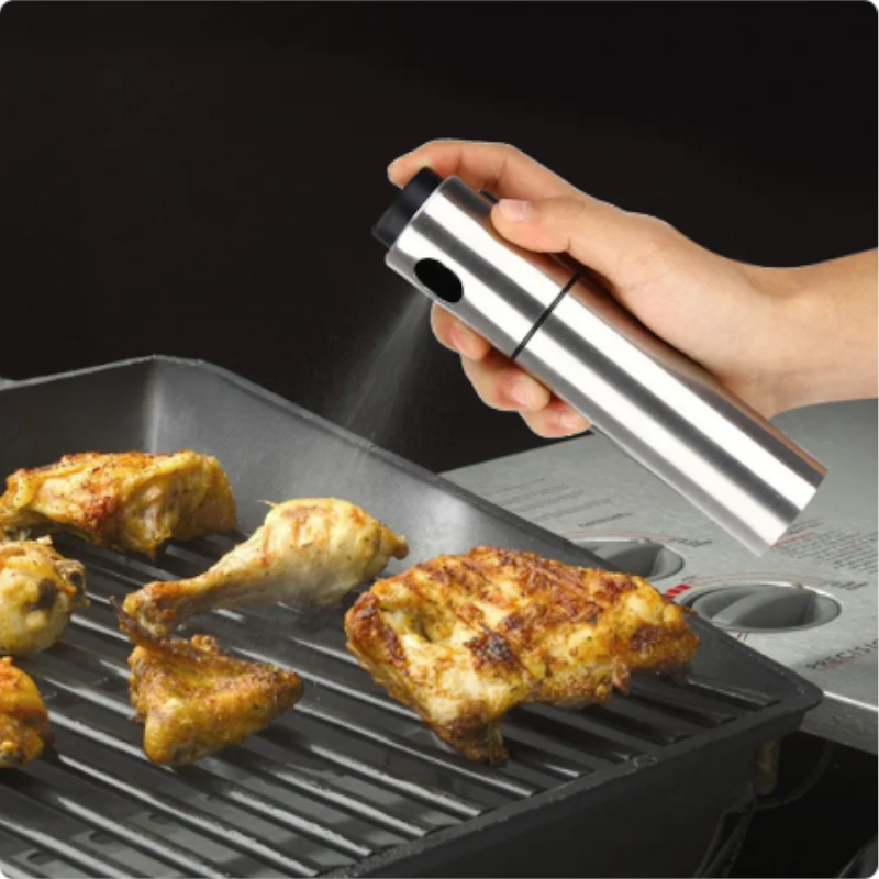 135Ml Stainless Steel Oil Sprayer Cookware Silver