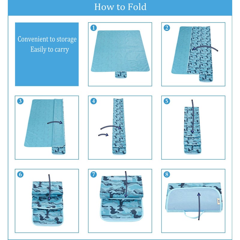 145 X 200Cm Outdoor Camping Waterproof Picnic Mat Blanket