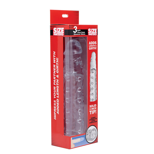 3In Clear Penis Enhancer Sleeve