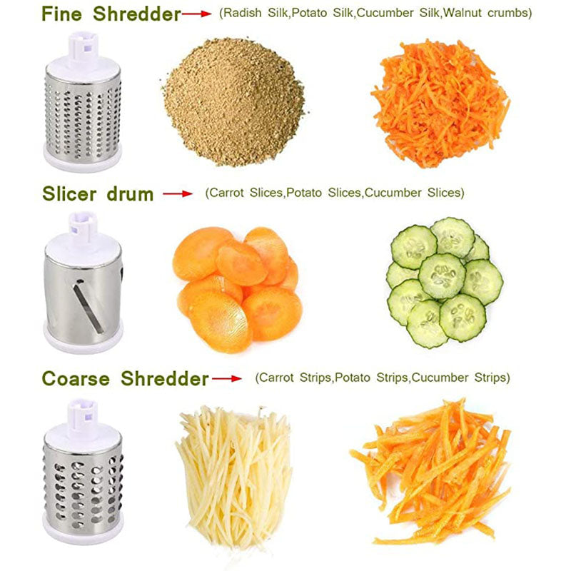 3 In 1 Vegetable Slicer Manual Kitchen Accessories Grater For Cutter Round Chopper Mandolin Shredder Potato Home Supplie
