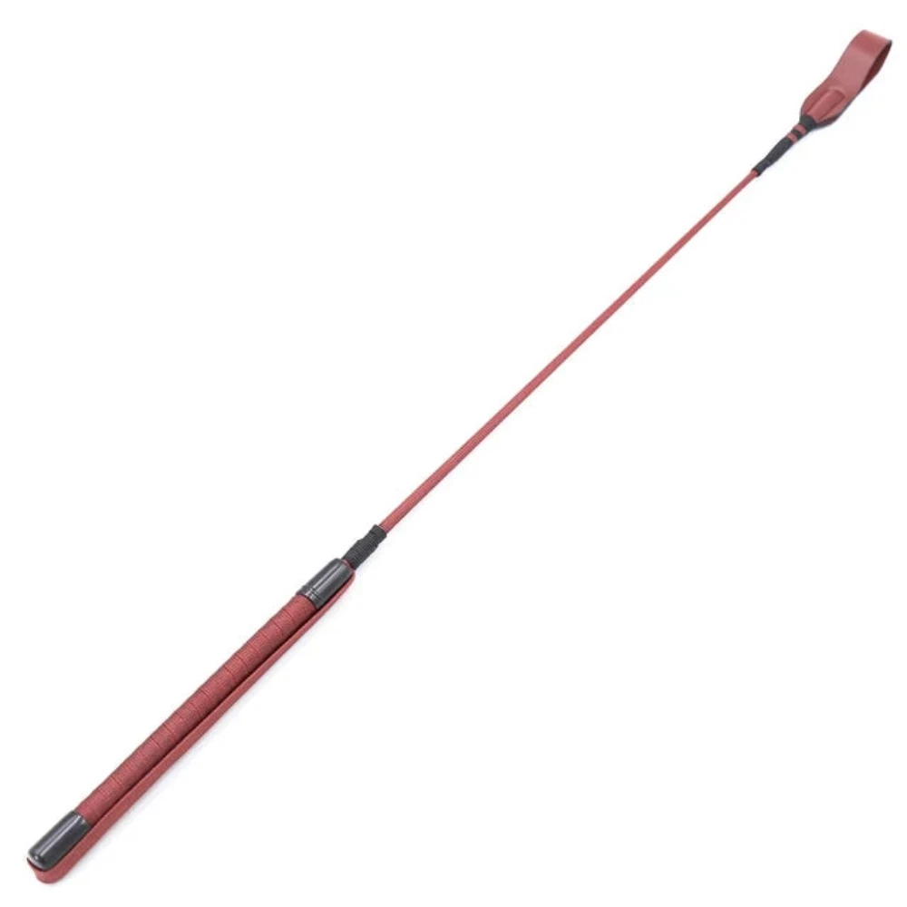 66Cm Riding Crop Pu Leather Whip Premium Quality Red Crops Equestrianism Horse Whips