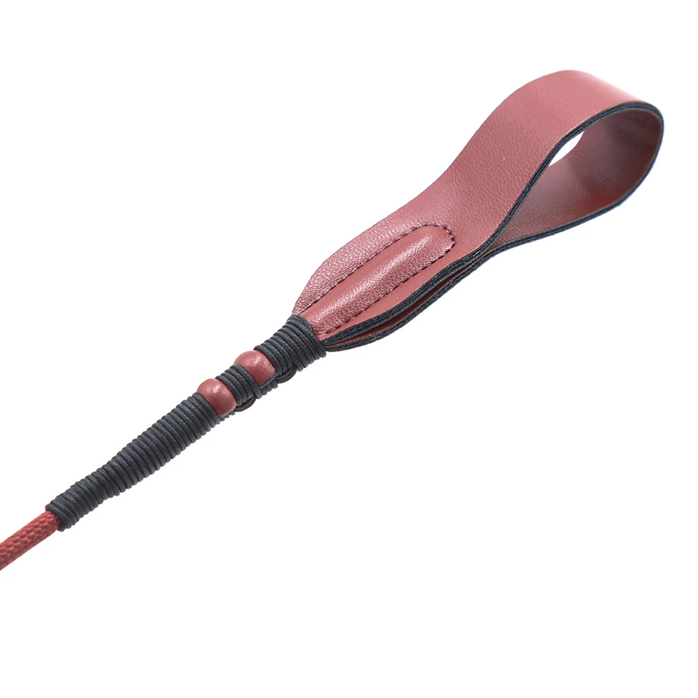 66Cm Riding Crop Pu Leather Whip Premium Quality Red Crops Equestrianism Horse Whips