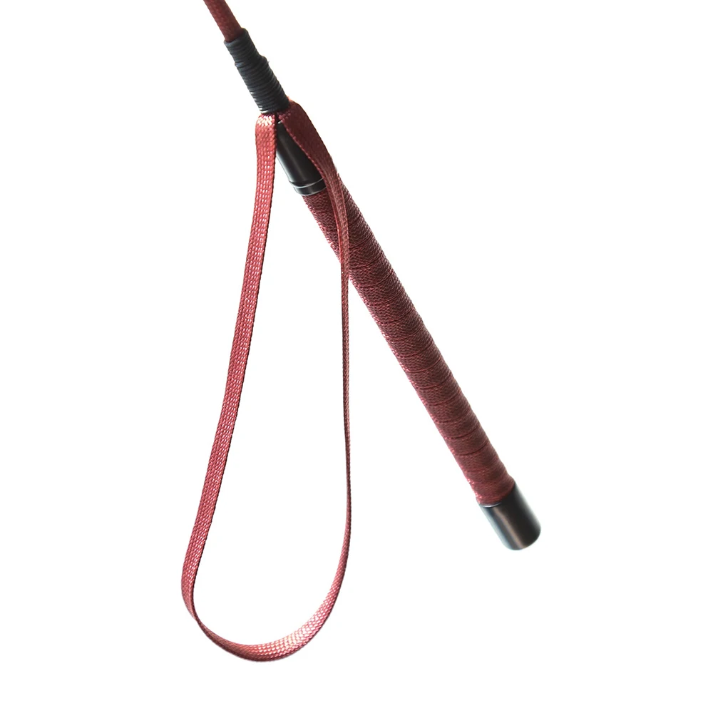 66Cm Riding Crop Pu Leather Whip Premium Quality Red Crops Equestrianism Horse Whips
