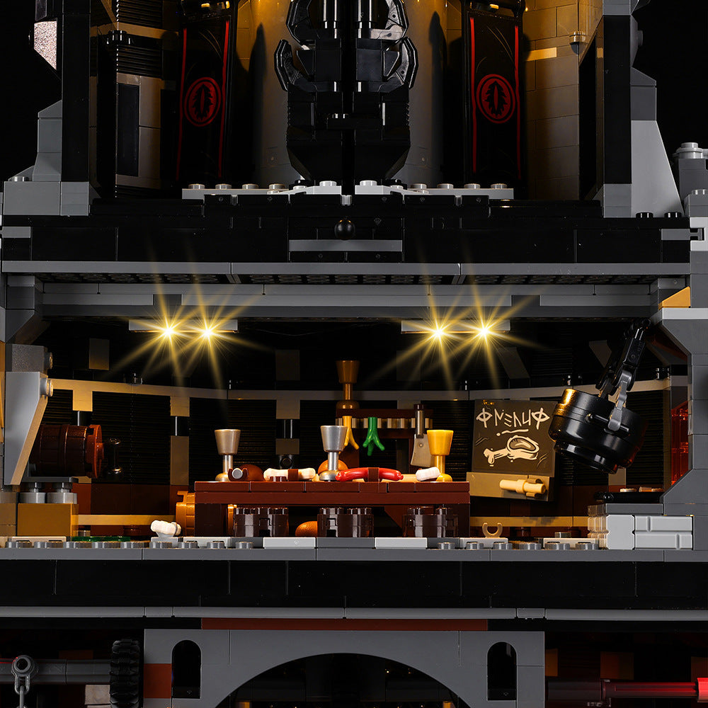 Suitable For Lego 10333 Lord Of The Rings Baladu Black Tower Led Building Blocks Toy Lighting Fixtures Sets