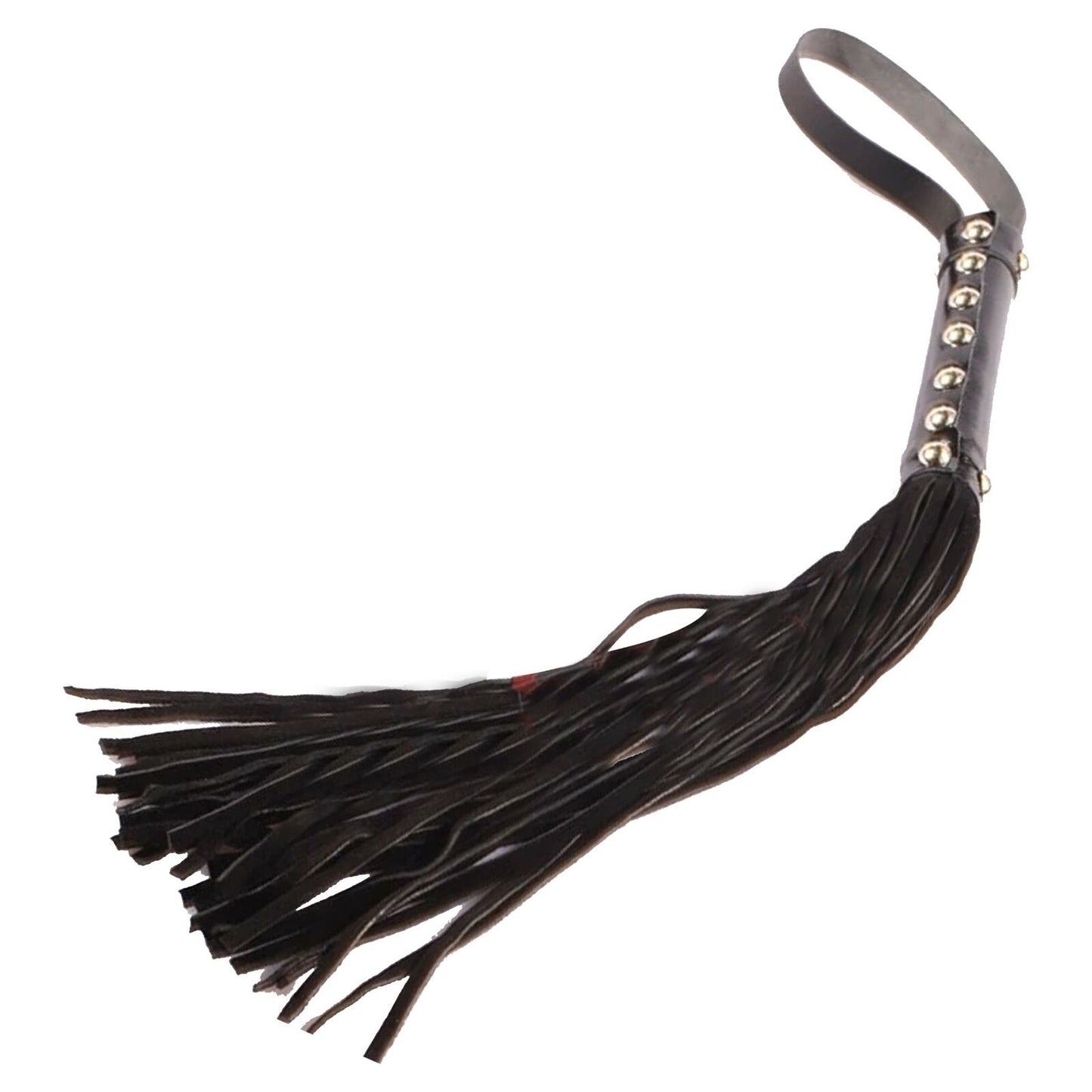Real Leather Bondage Kit Cuffs Restraints Collar Flogger Bdsm