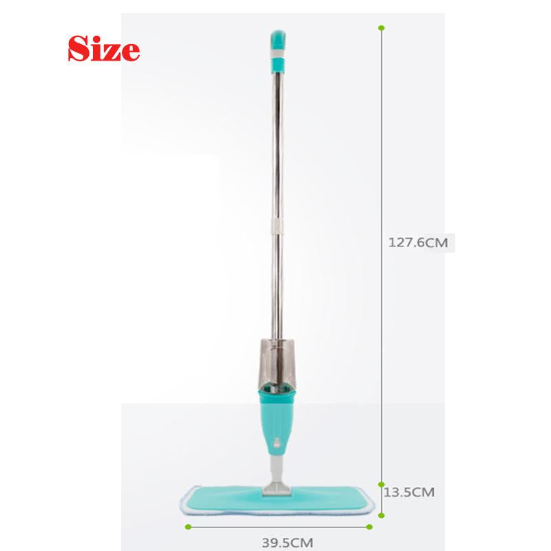 Blue Spray Mop With Sprayer Floor Ceramic Tile Cleaning Tool
