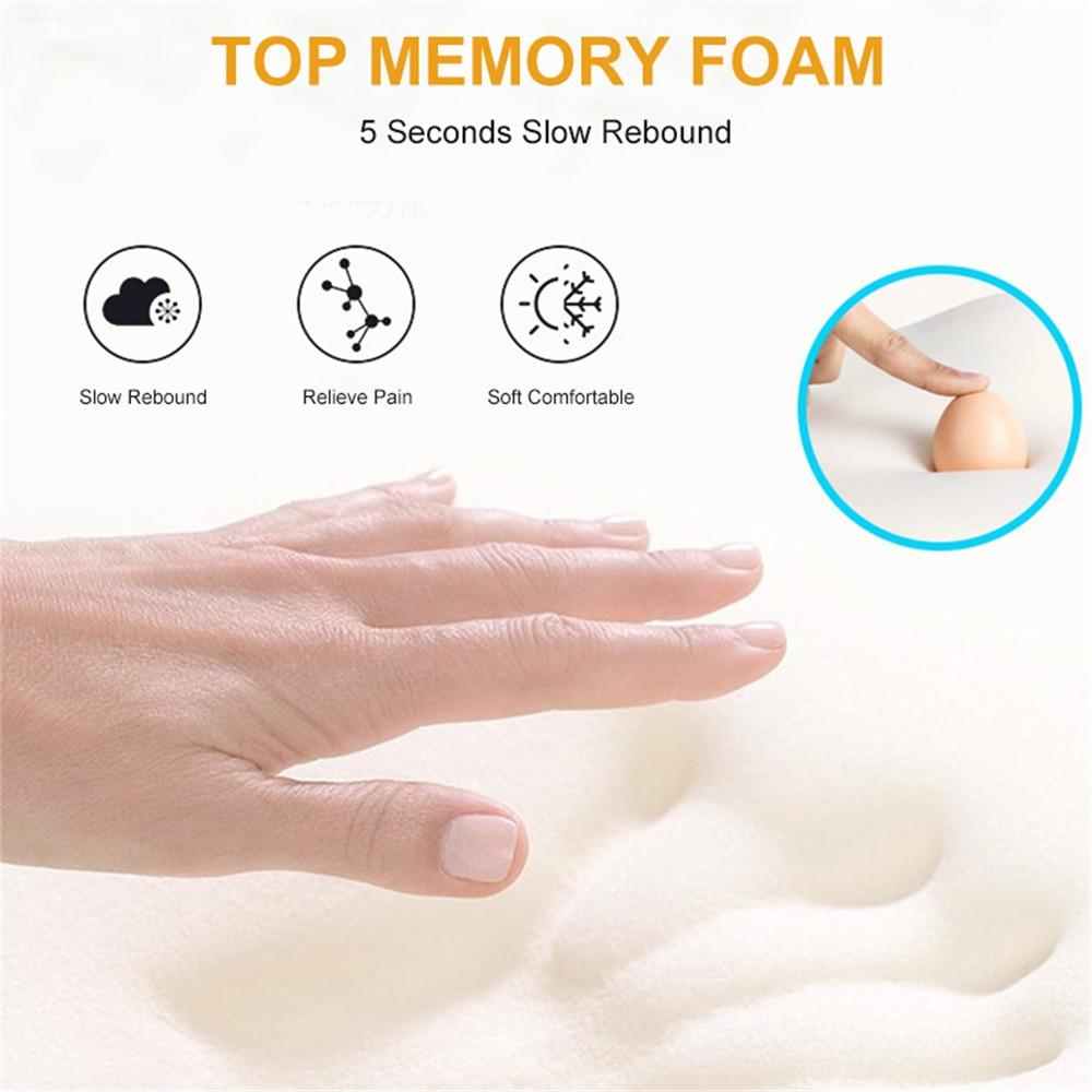 Black Car Neck Pillow 3D Memory Foam Head Rest Cushion Support