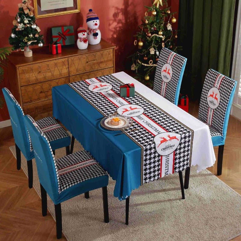 Christmas Tablecloths Chair Covers Party Decorations