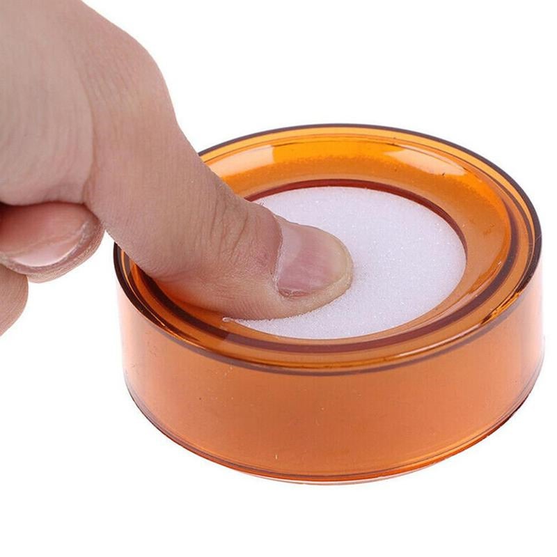 15Pc Finger Wet Sponge Dampener Wetting Cute Creative Paper Damper Count Case Round Money