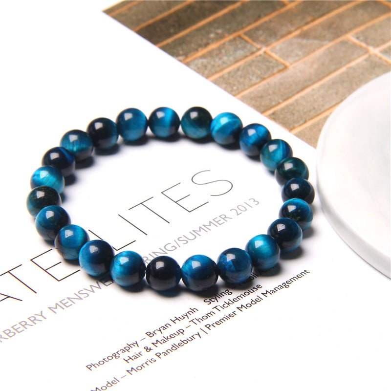 Veile Studios Natural Stone Tiger Eye Yoga Energy Bracelet