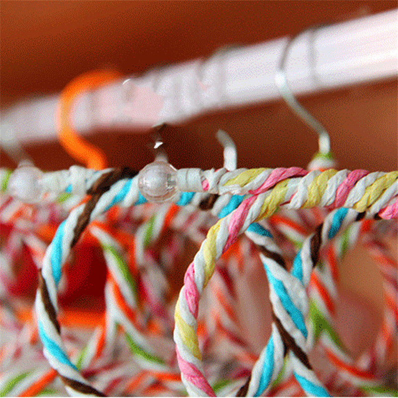 Rope Hanger Silk Scarf Display Stand Folding Home Storage Hanging
