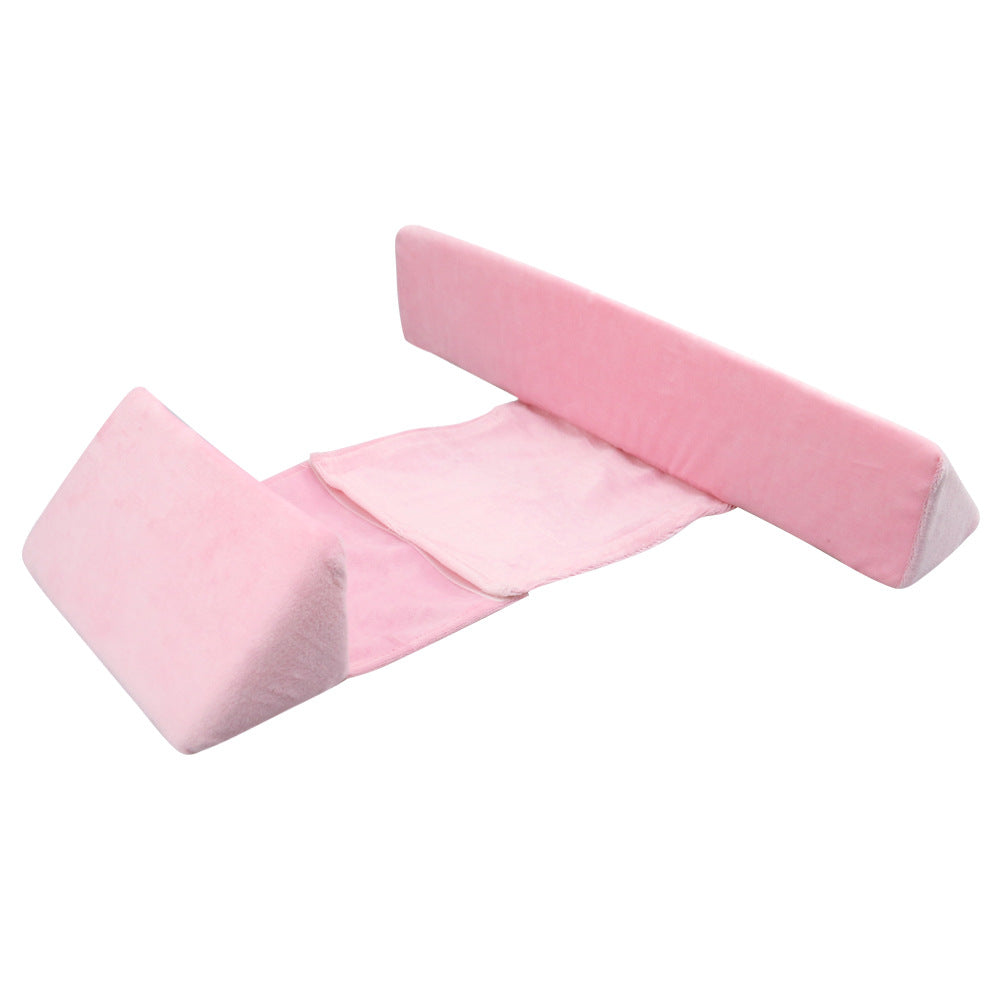 Newborn Baby Shaping Styling Pillow Anti Rollover Side Sleeping Triangle