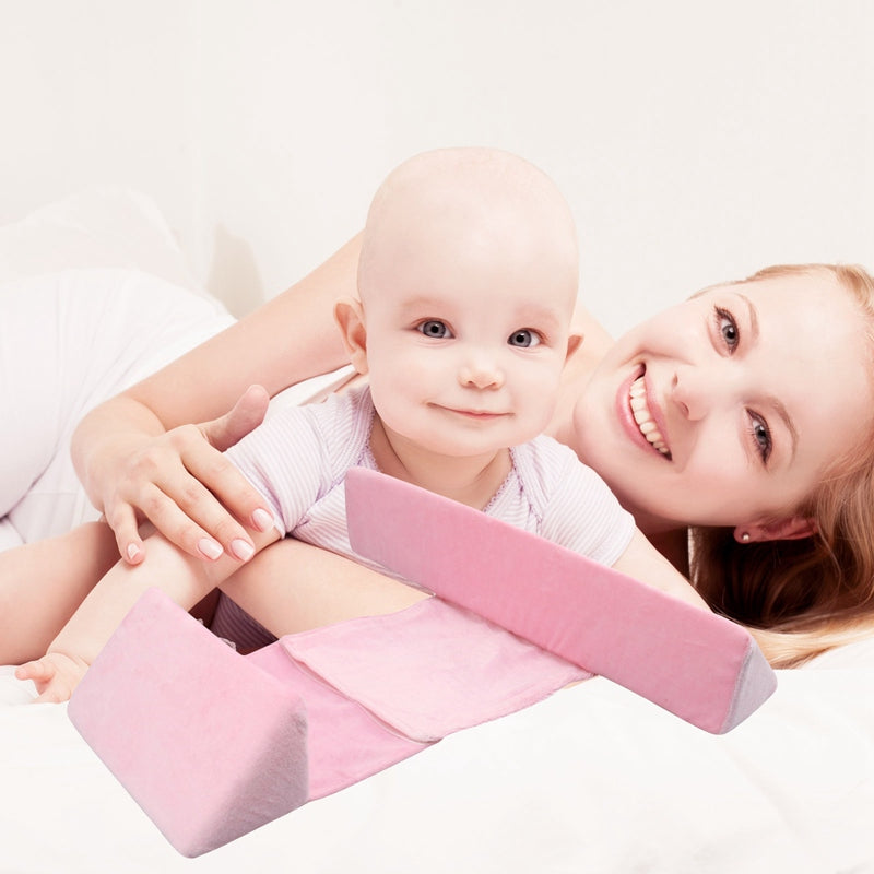 Newborn Baby Shaping Styling Pillow Anti Rollover Side Sleeping Triangle