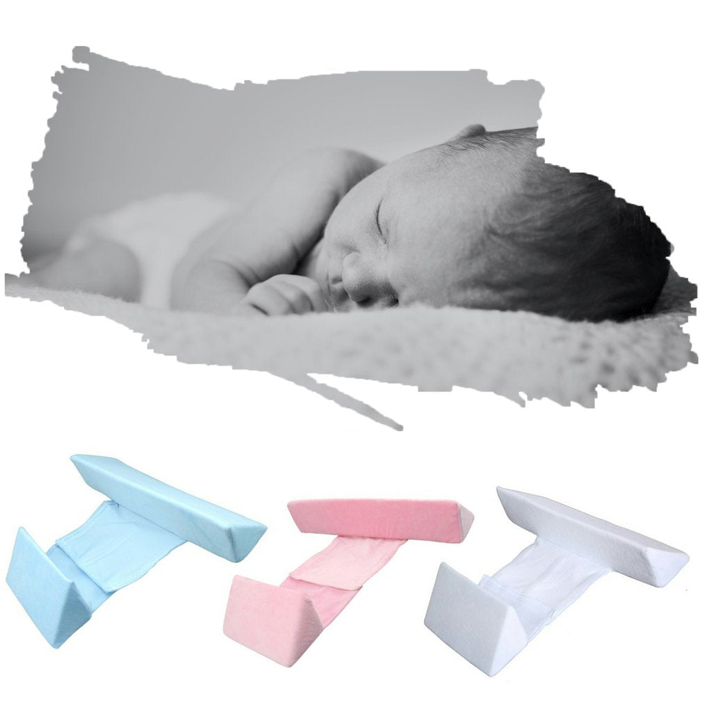 Newborn Baby Shaping Styling Pillow Anti Rollover Side Sleeping Triangle