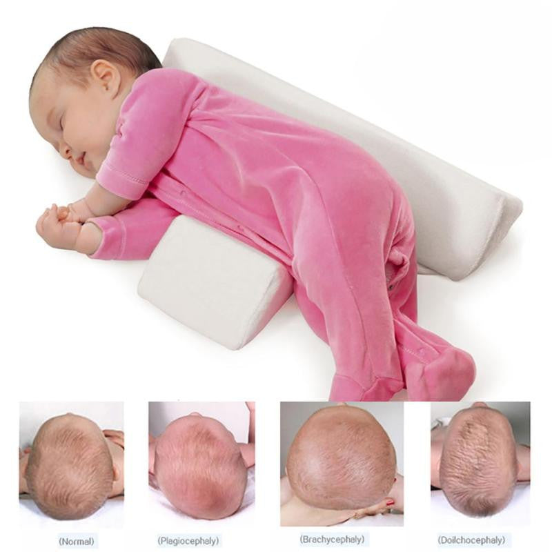 Newborn Baby Shaping Styling Pillow Anti Rollover Side Sleeping Triangle