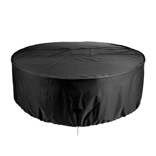Dustproof Waterproof Black Outdoor Garden Round Table Furniture Cover