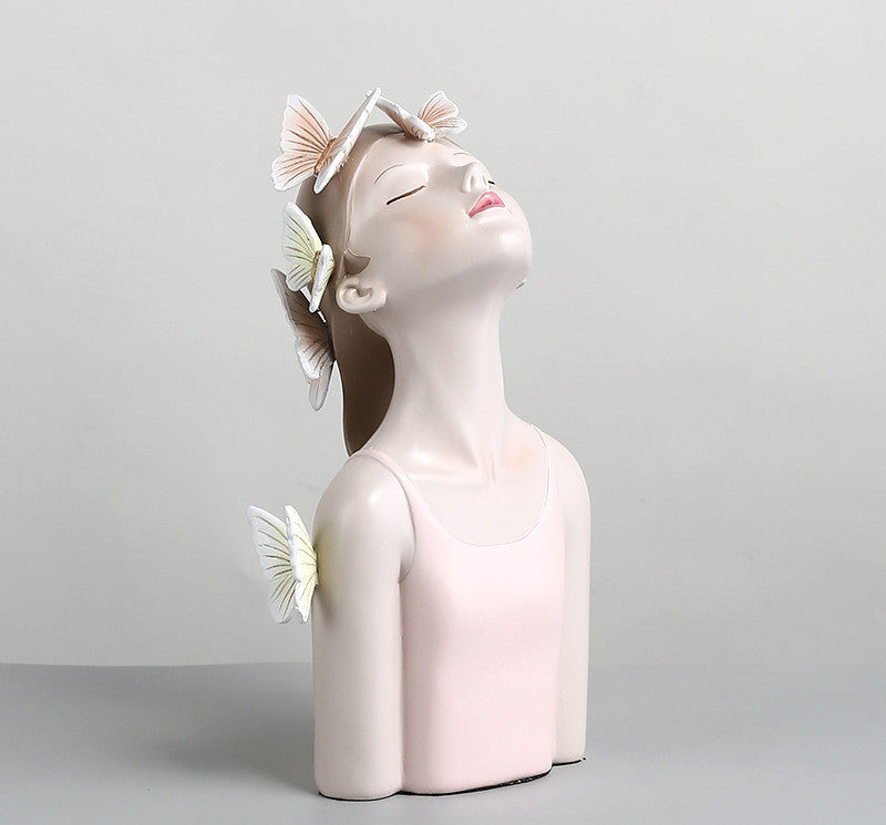 Butterfly Girl Nordic Resin Ornaments Decor