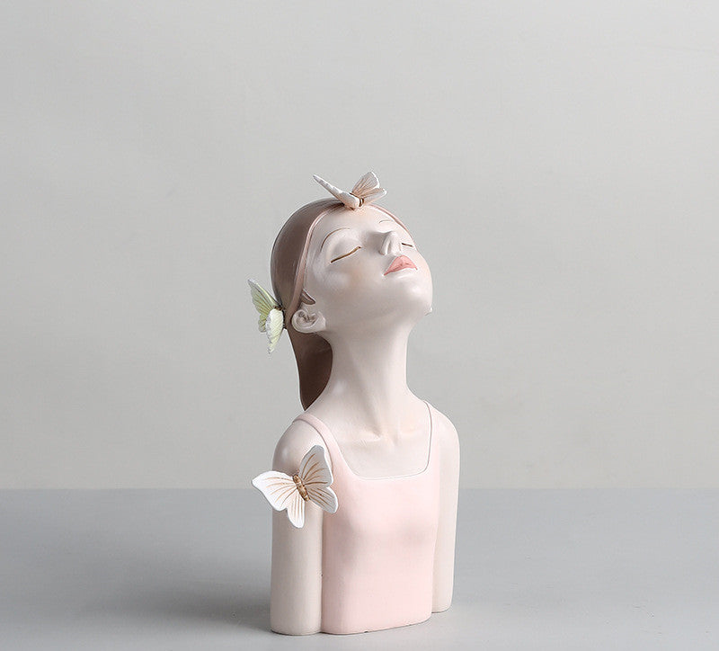 Butterfly Girl Nordic Resin Ornaments Decor