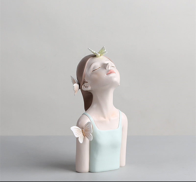 Butterfly Girl Nordic Resin Ornaments Decor