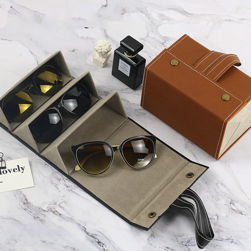 Folding Multi-Slot Sunglasses Organiser Glasses Hanging Display