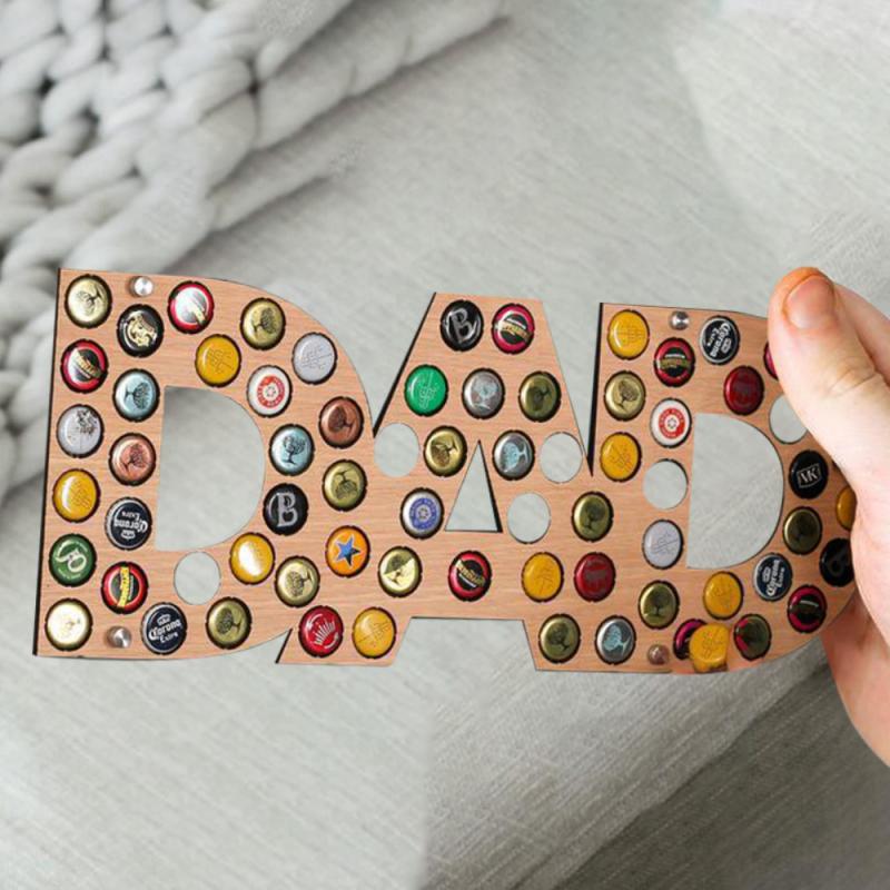 Beer Bottle Cap Collection Bracket Wall Art Decoration