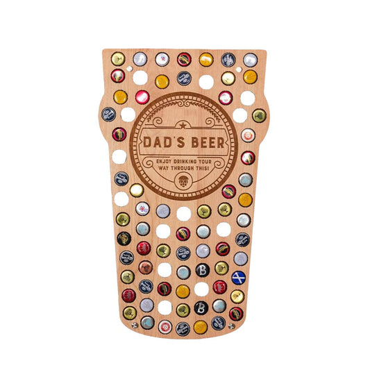 Beer Bottle Cap Collection Bracket Wall Art Decoration