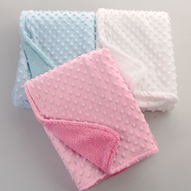 Polka Dot Soft Swaddle Little One Blanket Nursery