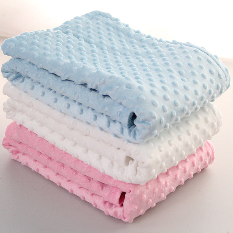 Polka Dot Soft Swaddle Little One Blanket Nursery