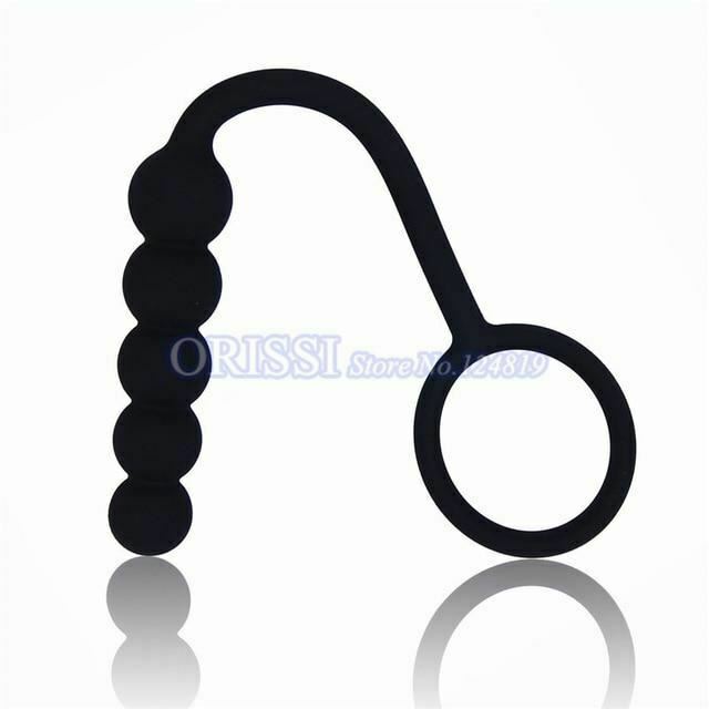 Anal Vibrator Cock Ring Testicle Male Prostate Massager