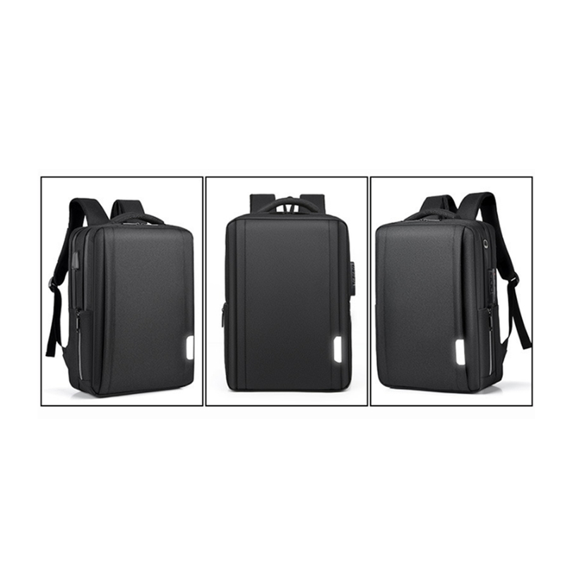 17.3 Inch Waterproof Backpack Laptop Bag Anti Theft School With Usb Charging Hole Password Lock