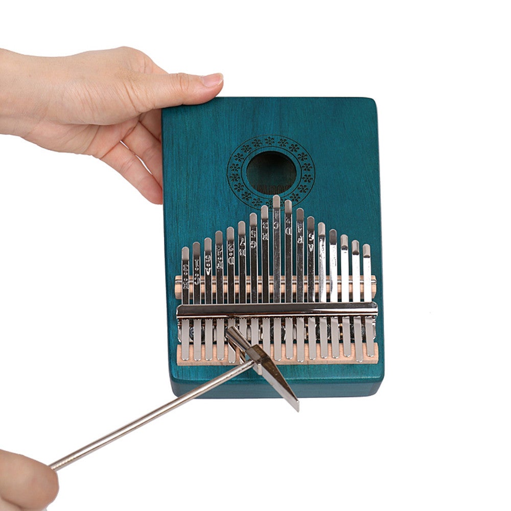 17 Key Kalimba Mahogany Thumb Piano Mbira Natural Mini Keyboard Instrument Gift