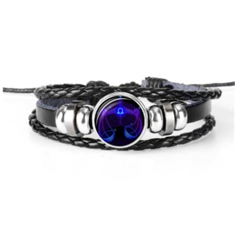 Veile Studios Zodiac Constellation Braided Design Bracelet For Men Women And Kids Fashion Jewellery