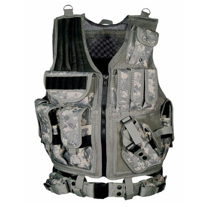 Tactical Vest Military Combat Army Armor Vests Molle Airsoft Plate Carrier Swat Outdoor Fishing Cs Training