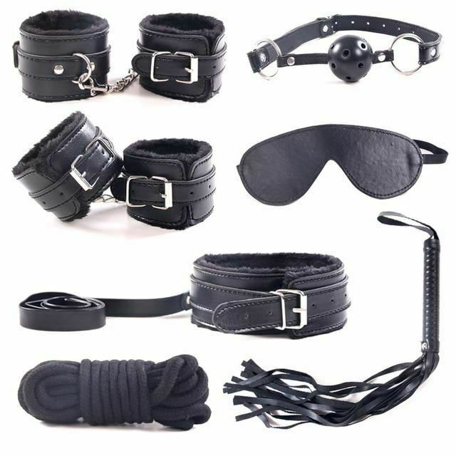 Bondage Starter Kit Blindfold Gag Flogger Restraints