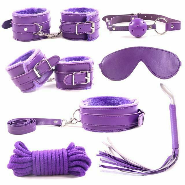 Bondage Starter Kit Blindfold Gag Flogger Restraints