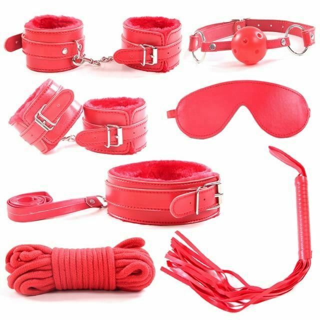 Bondage Starter Kit Blindfold Gag Flogger Restraints