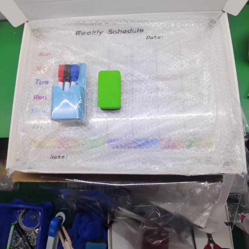 Acrylic Magnetic Dry Wipe Plate Calendar For Refrigerators