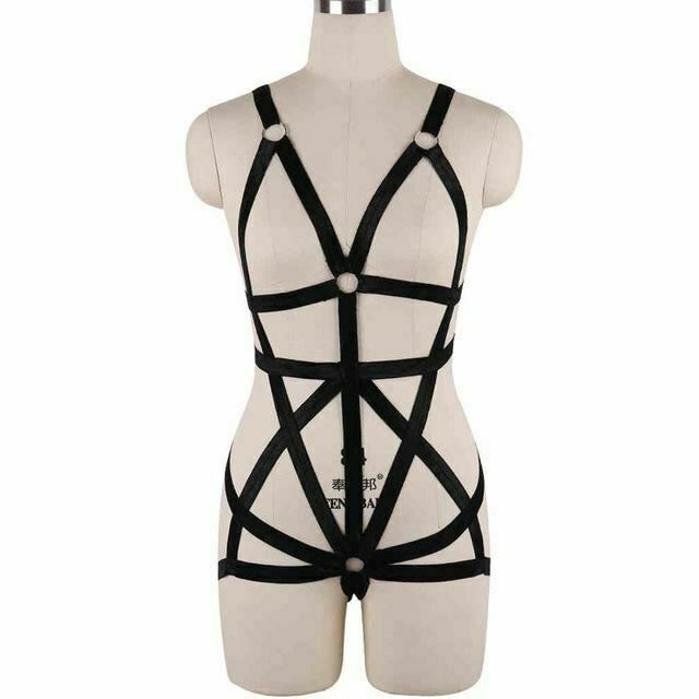 Body Harness Women Lingerie Bondage Fetish Kink Restraints