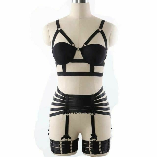 Body Harness Women Lingerie Bondage Fetish Kink Restraints